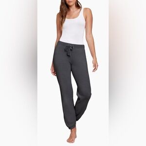 Barefoot Dreams CozyChic Ultra Lite Knit Track Pants, Size S (Carbon)